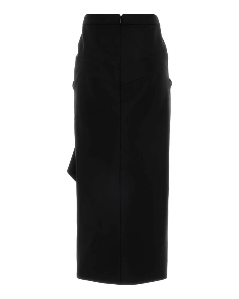 Givenchy Women's Black Wool Blend Skirt Gonne Black