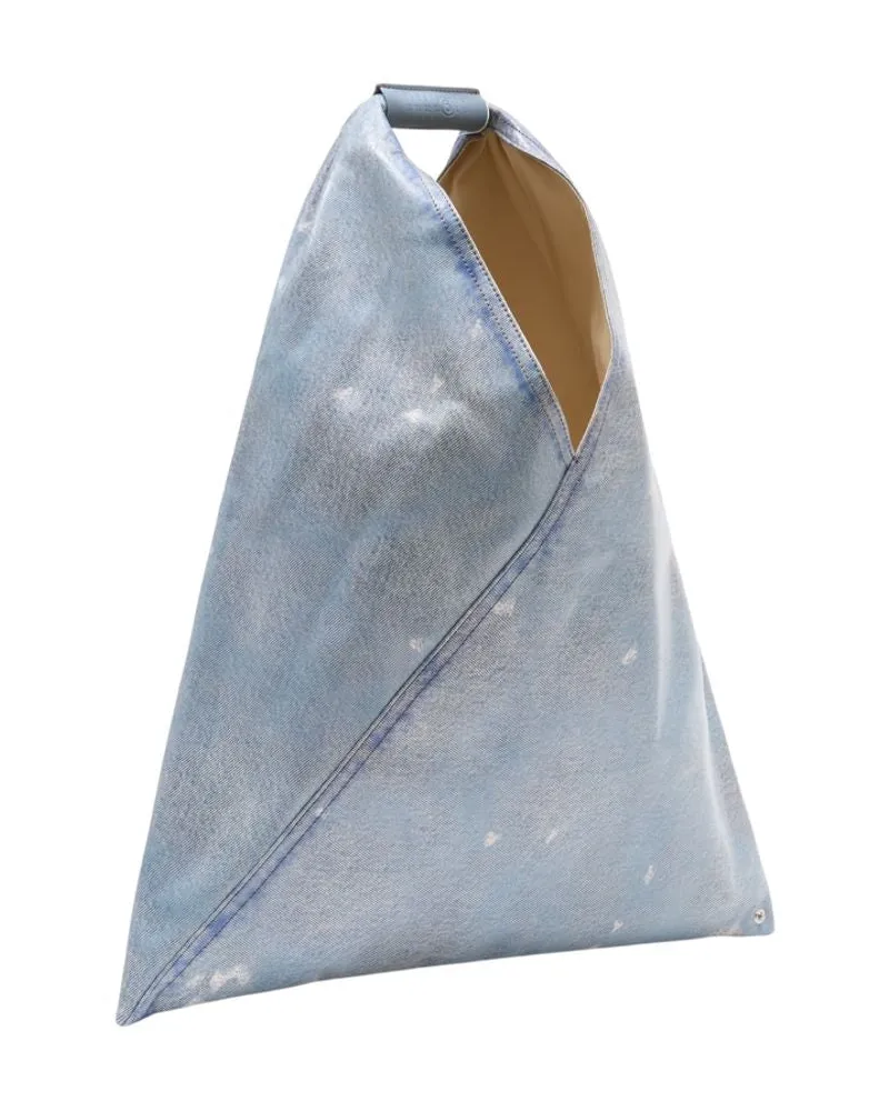 Maison Margiela Women's Classic Japanese Shoulder Bag -  Polyester Blue Plastic Shoulder-Hobo-Bags Blue