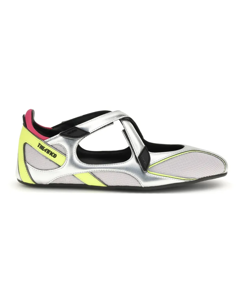 ATTICO Floor Flat — Silver Silver