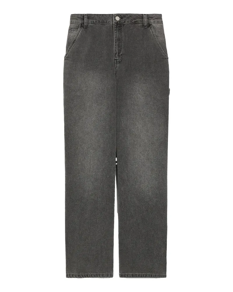 Pennyblack Wide-Leg Carpenter Jeans — Gray Gray