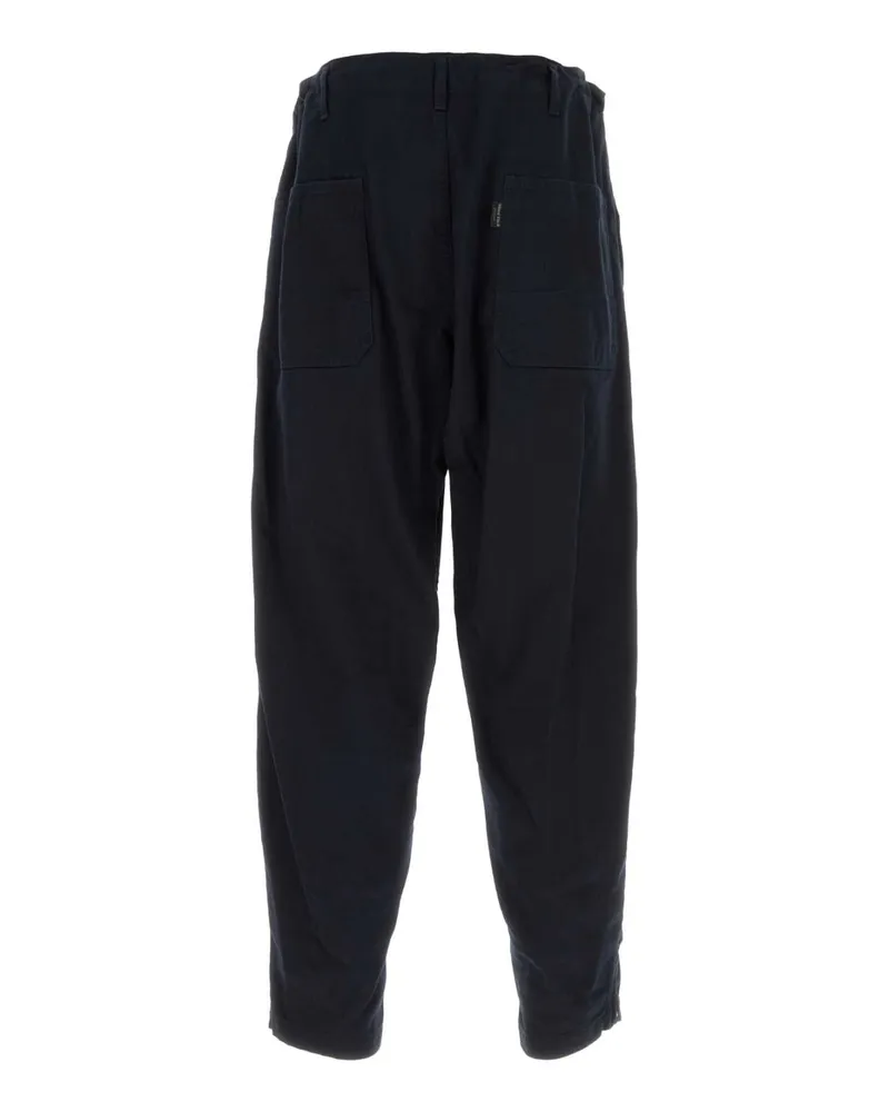 Yohji Yamamoto Men's Midnight Blue Denim Jeans Navy Exterior: Cotton Navy