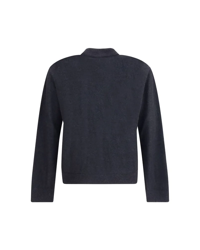 Our Legacy Men's Black Alpaca Vicugna Pacos Cardigan Clothing Black
