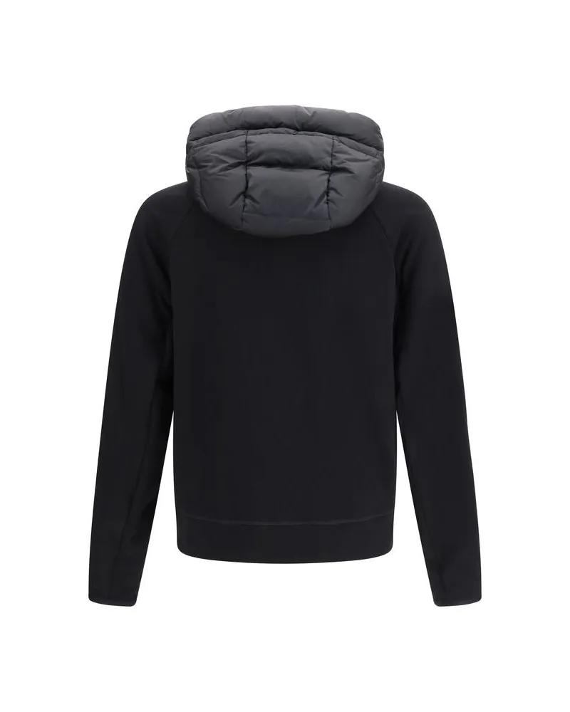 Moncler Polartec® Insulated Zip-Up Down Jacket — Black Black