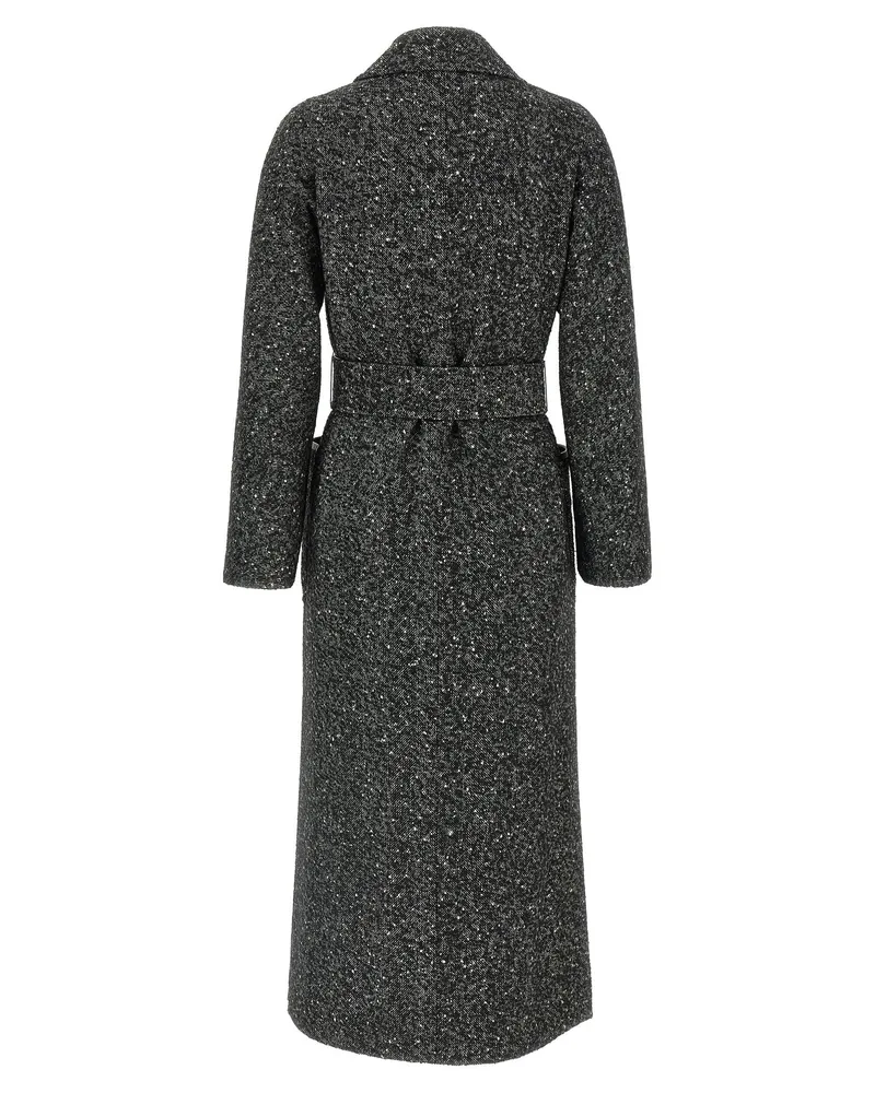 Max Mara Eroso Coat — Charcoal Charcoal