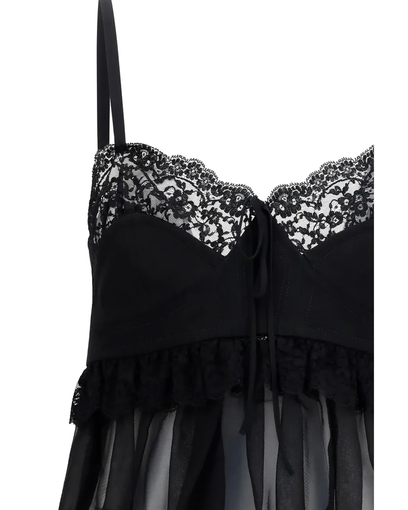 Chloé Women's Camisole Top Silk Crêpe De Chine Black Black