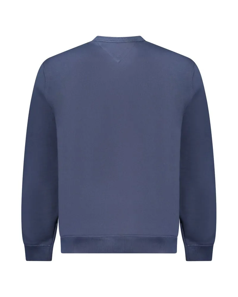 Tommy Hilfiger Cotton Logo Sweatshirt — Blue Blue