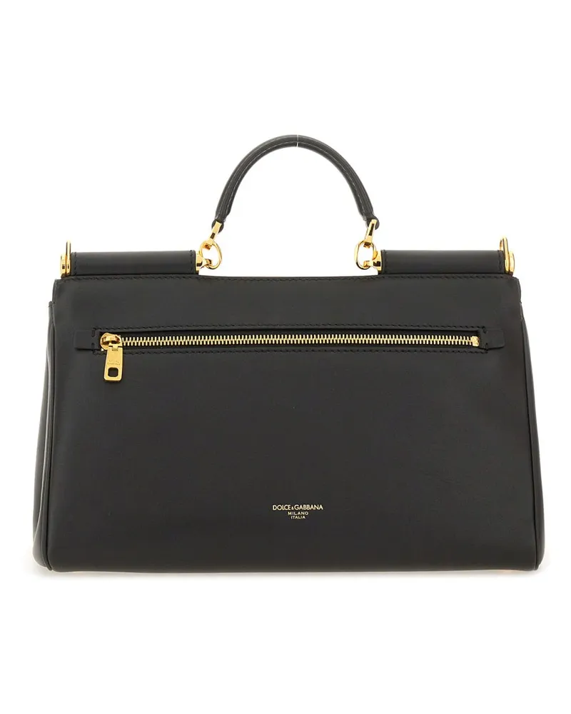 Dolce & Gabbana My Sicily Shoulder Bag — Black Black