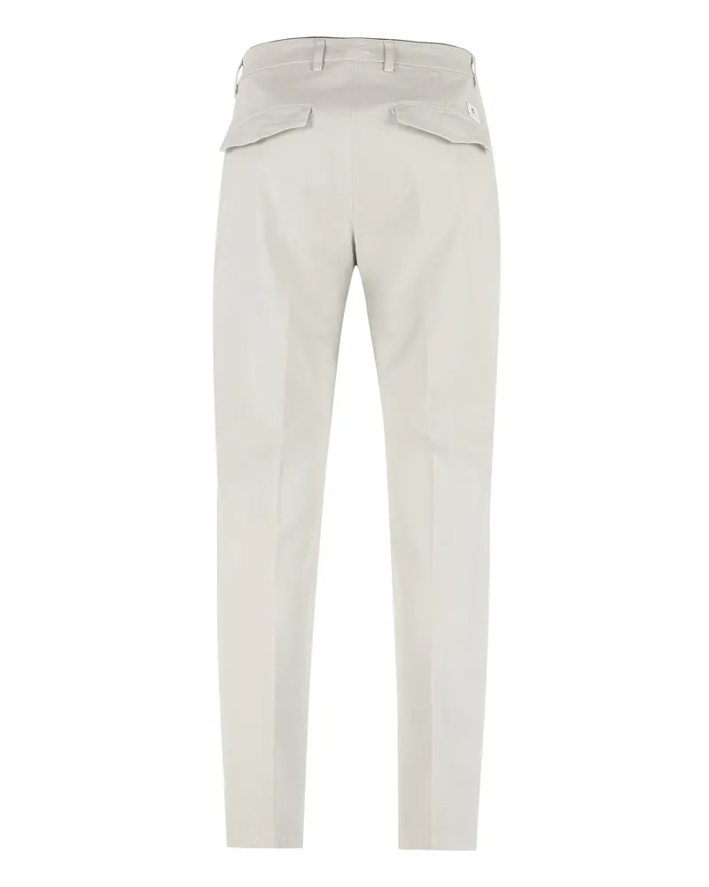 Department 5 Men's Prince Cotton Chino Trousers Gray Modal Chinos Gray
