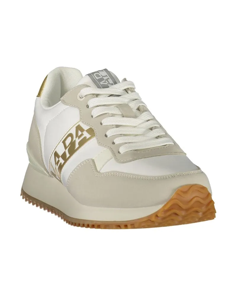 Napapijri Colorblock Polyurethane Sneaker — White White