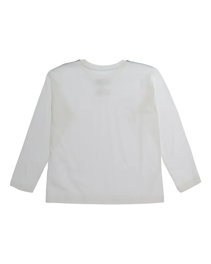Maison Margiela Long-Sleeved Cotton T-Shirt — White White
