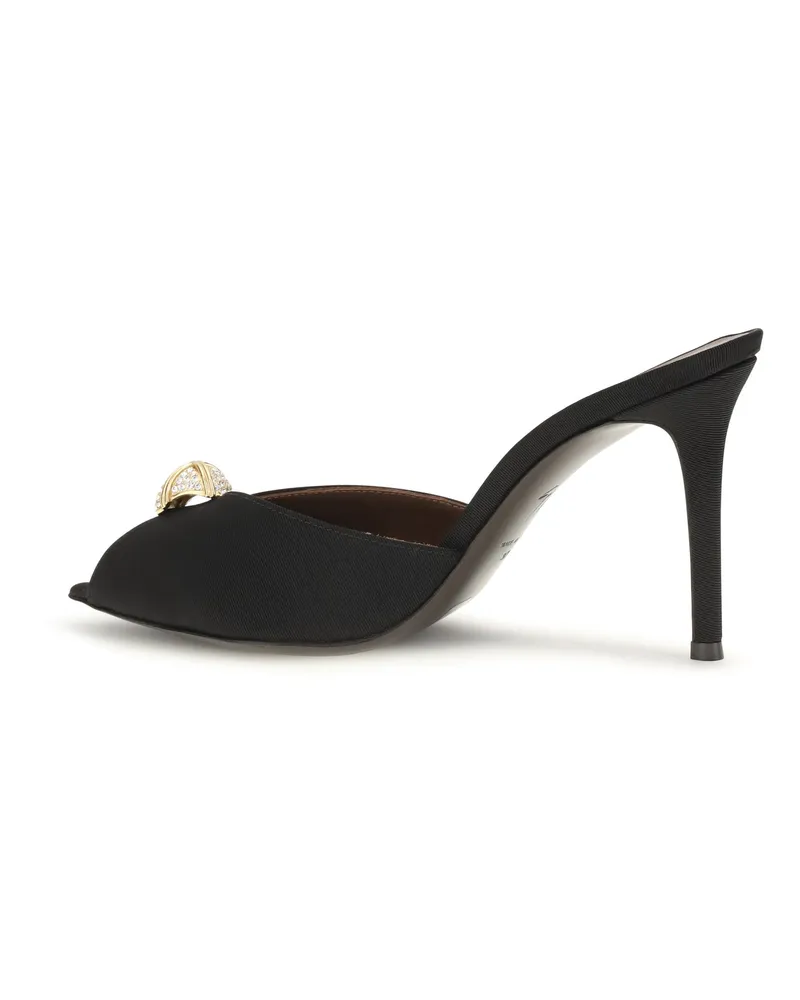 Giuseppe Zanotti Women's Mule Sandals Intrigo Black Calf Leather Black