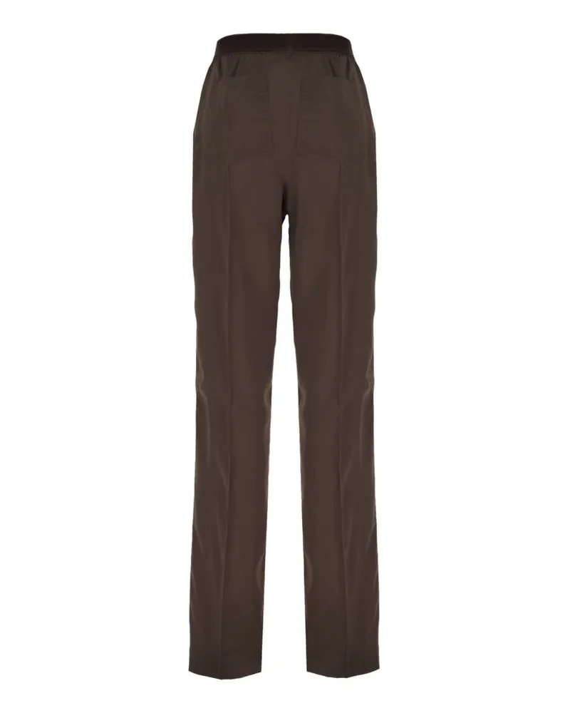 Tom Ford Satin Silk Pajama Trousers — Brown Brown