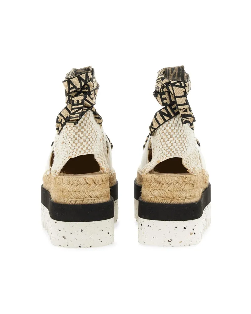 Stella McCartney Gaia Espadrille Flat — Beige Beige