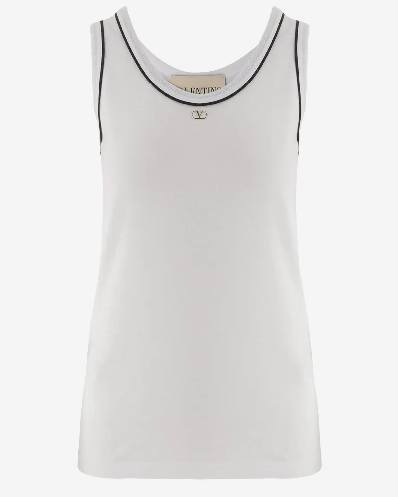 Valentino Garavani Women's Tank Top Cotton White White