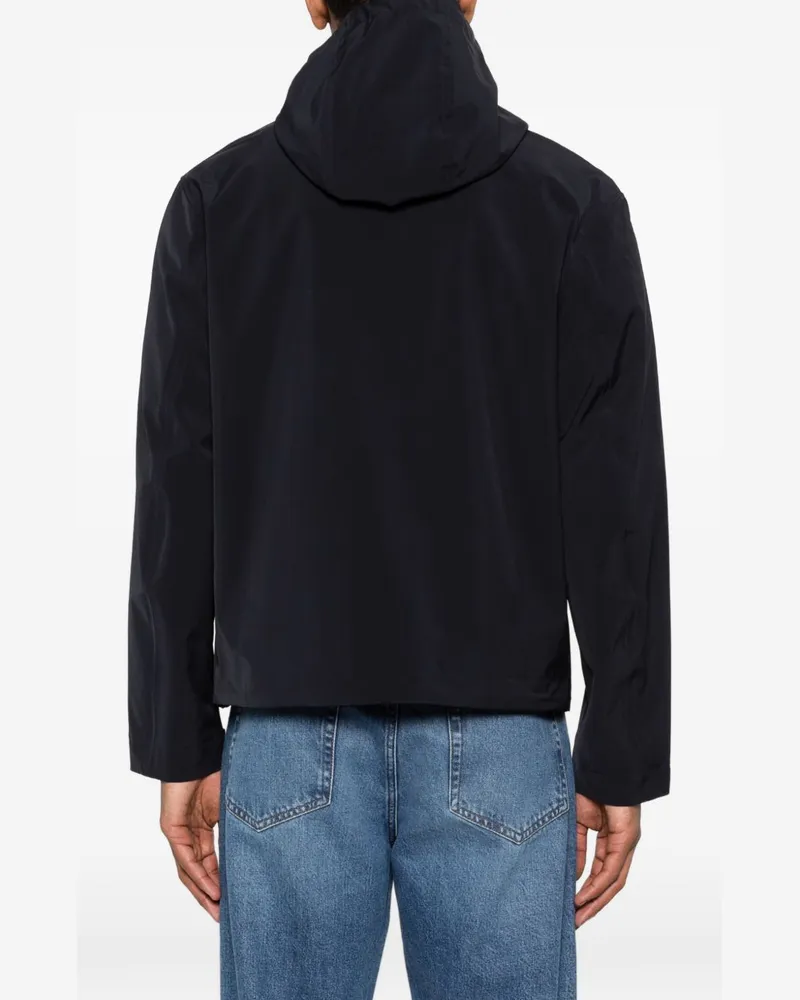 Emporio Armani Hooded Blouson Jacket — Black Black