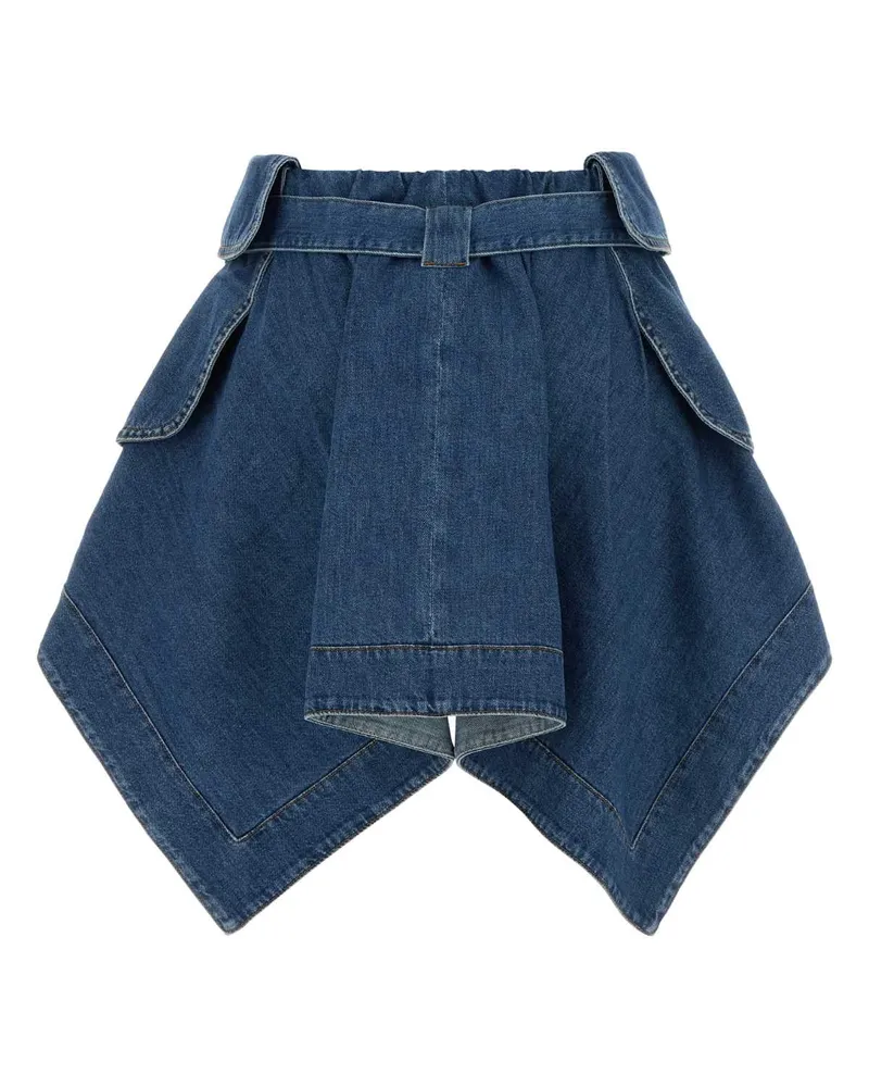 Loewe Skirt Shorts — Blue Blue