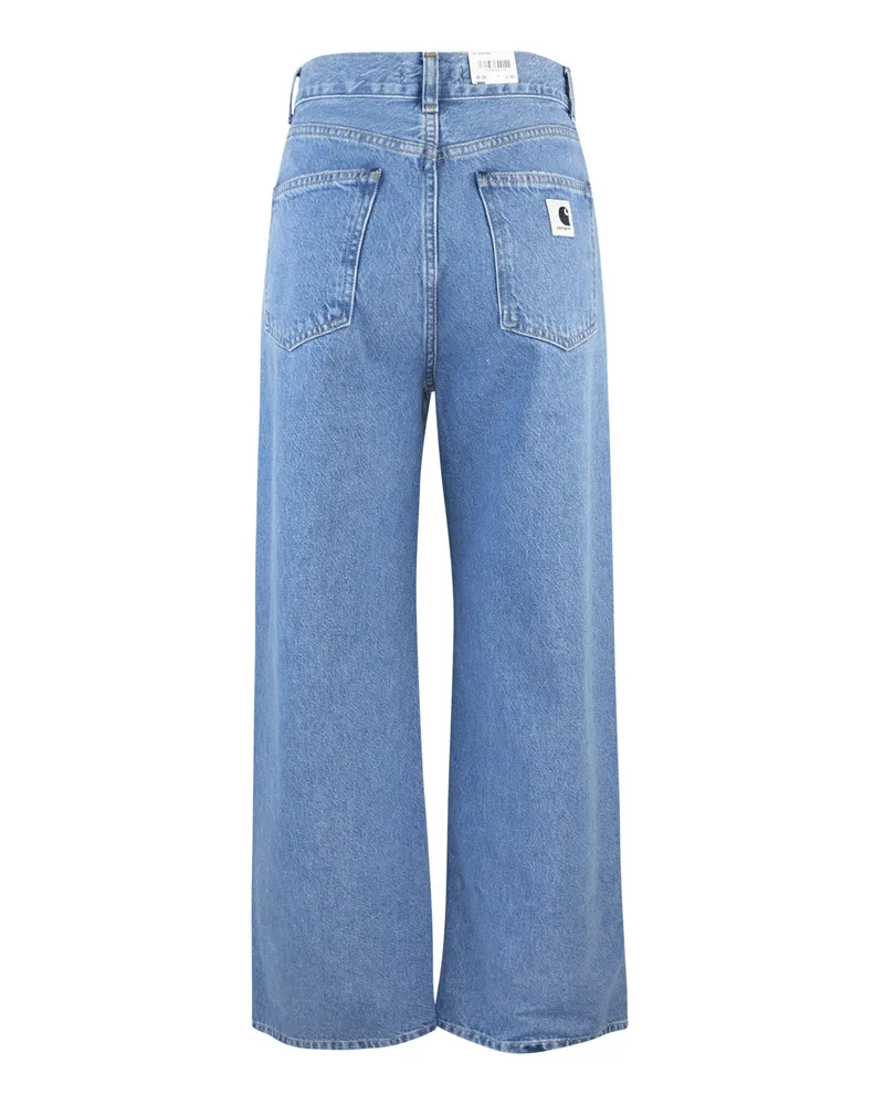 Carhartt WIP Women's Jeans Jane Pant Blue Heavy Stone Wash Blue