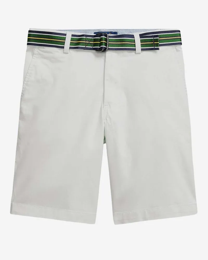 Ralph Lauren Boys' Stretch Cotton Shorts White Trousers White