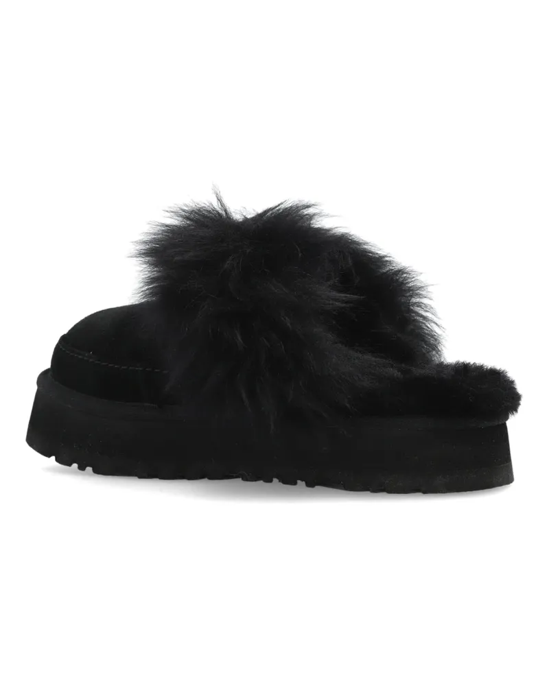 UGG Women's Disquette Chalet Slippers Black Shoes > Sandals Black