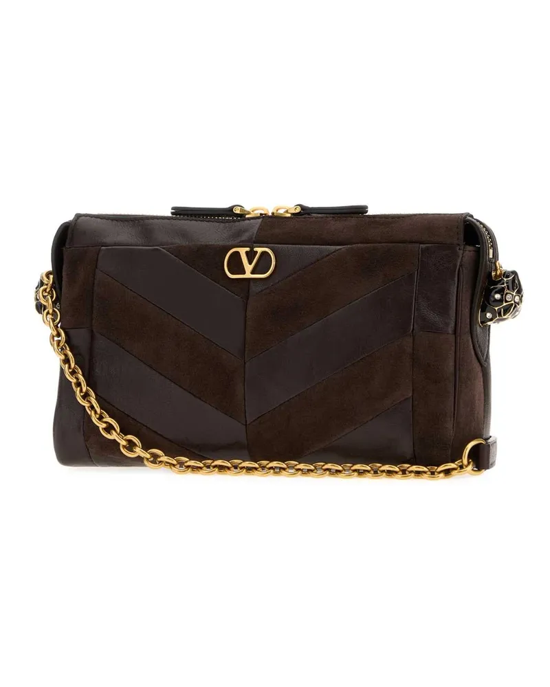 Valentino Garavani Ebonybrownoakbrown Borse A Tracolla Bag Brown