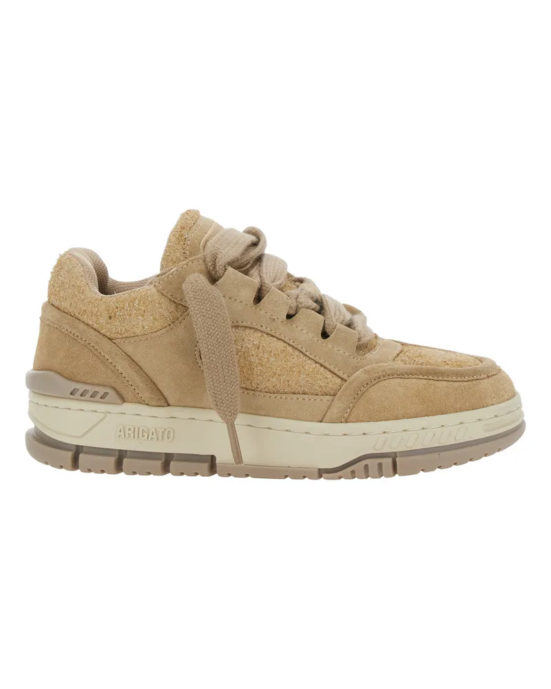 Axel Arigato Suede Low-Top Sneaker — Beige Beige