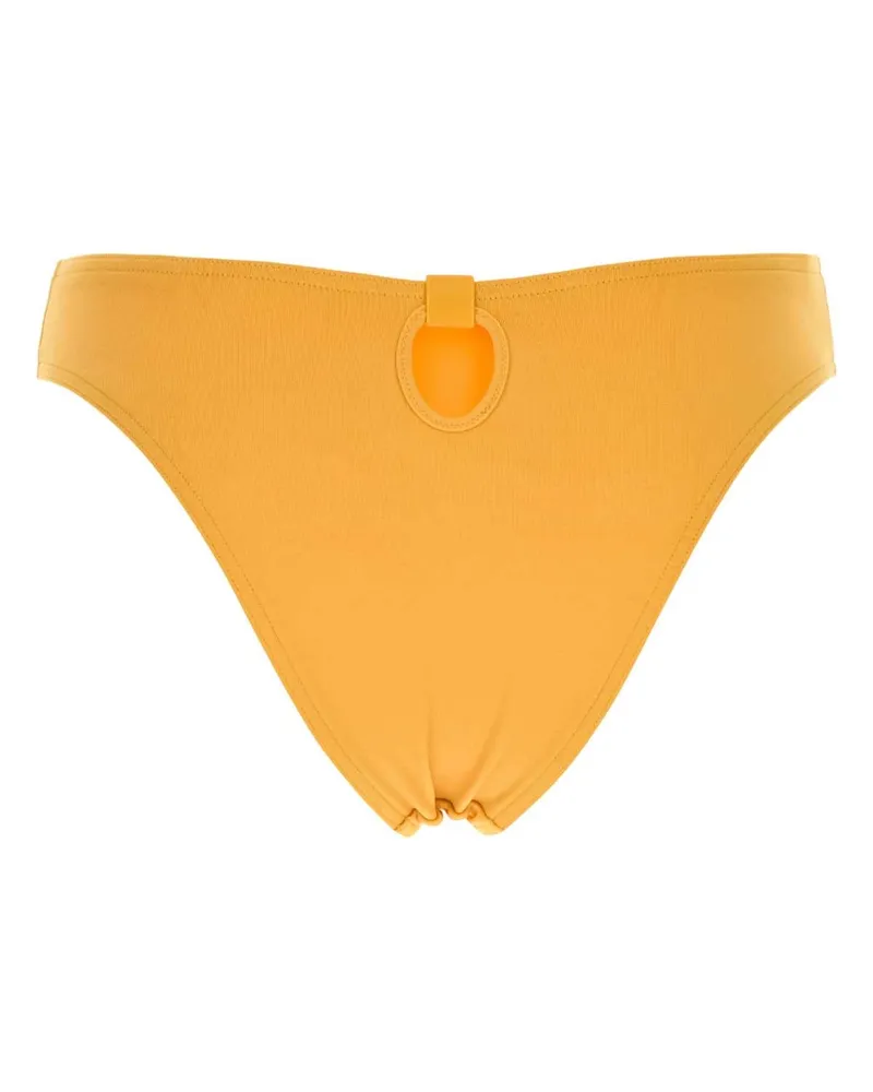 Eres Women's Yellow Stretch Nylon Dive Bikini Bottom Raphia26b Costumi Da Bagno Swimwear Yellow