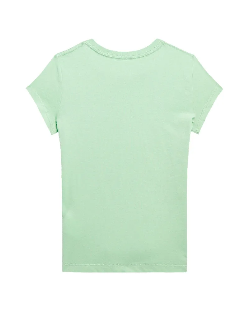 Ralph Lauren Logo-Embroidered Cotton T-Shirt — Green Green