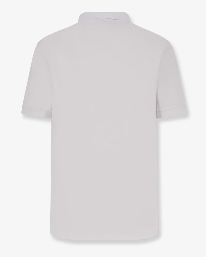 Stone Island Men's Polo Shirt Cotton White T-shirts And Polos White
