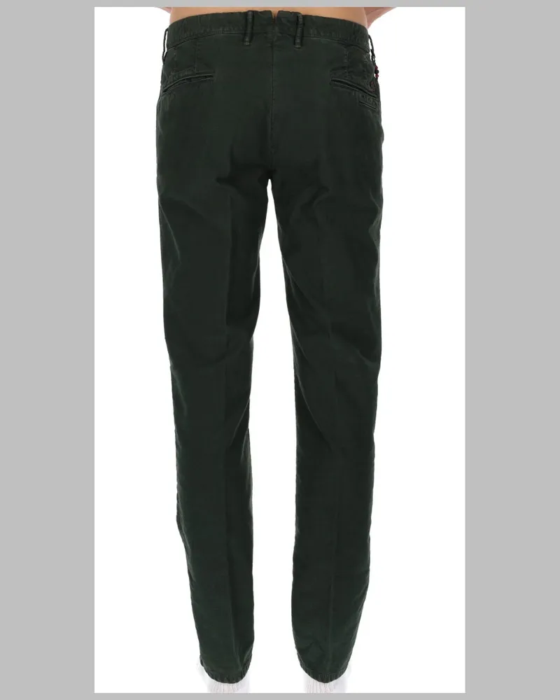 Incotex Stretch Cotton Jeans — Green Green