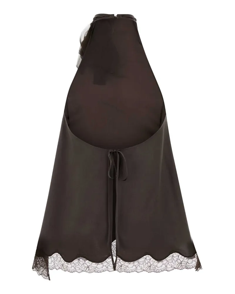 Magda Butrym Brown Exterior: Silk Maglie Sweater Brown