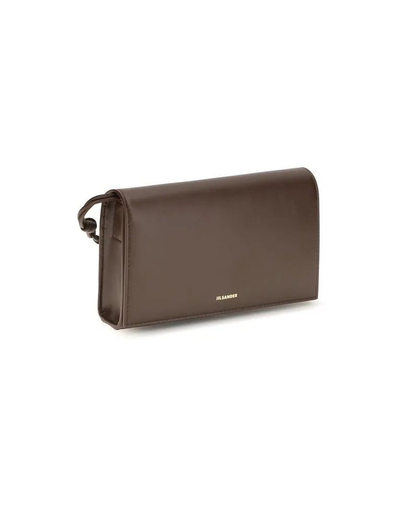 Jil Sander Tangle Wallet — Brown Brown