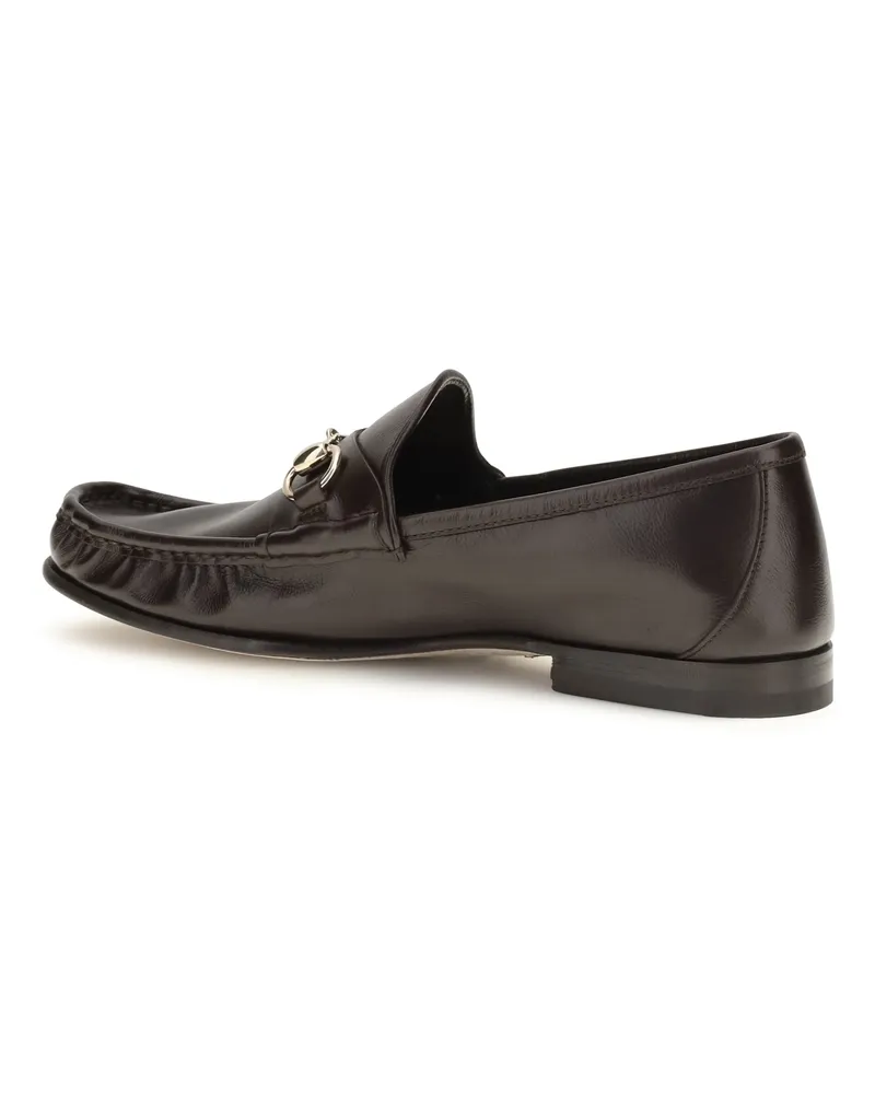Gucci Men's Lugano Leather Loafers Cocoa Brown