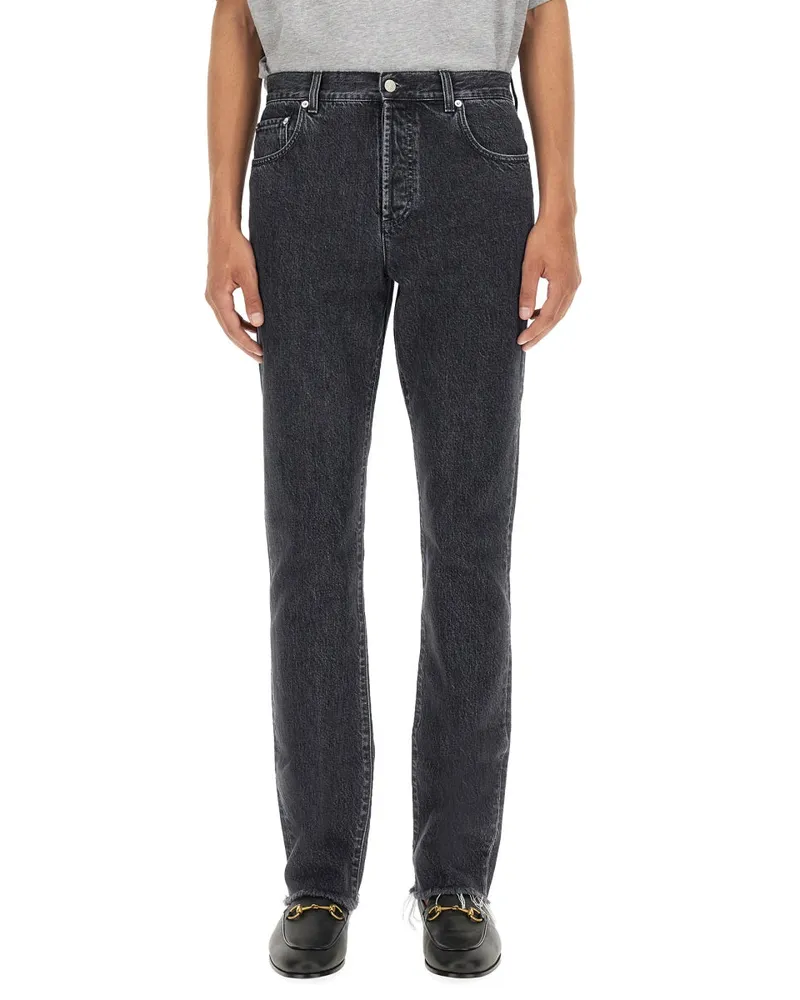 Gucci Cotton Denim Jeans — Black Black