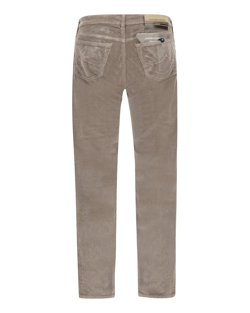 Jacob Cohën Men's Straight-Leg Corduroy Pants Beige Cotton Jean Beige