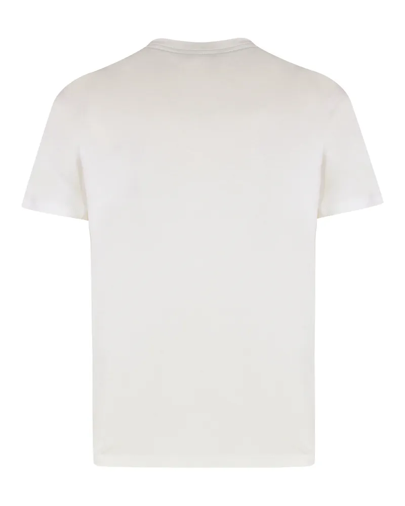 Paul & Shark Men's Cotton Jersey Logo T-Shirt White T-Shirts And Polos White