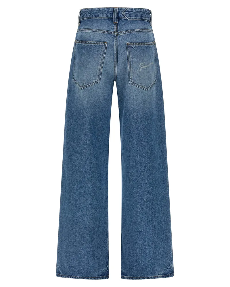 Jacquemus Women's Blue Cotton Jeans Denim Clothing Blue