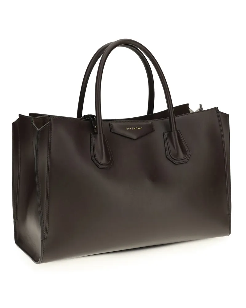 Givenchy Antigona Catchall Shoulder Bag — Brown Brown