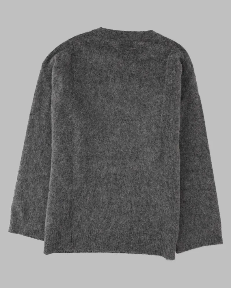 Ganni Teddy Mushroom Sweater — Grey Grey