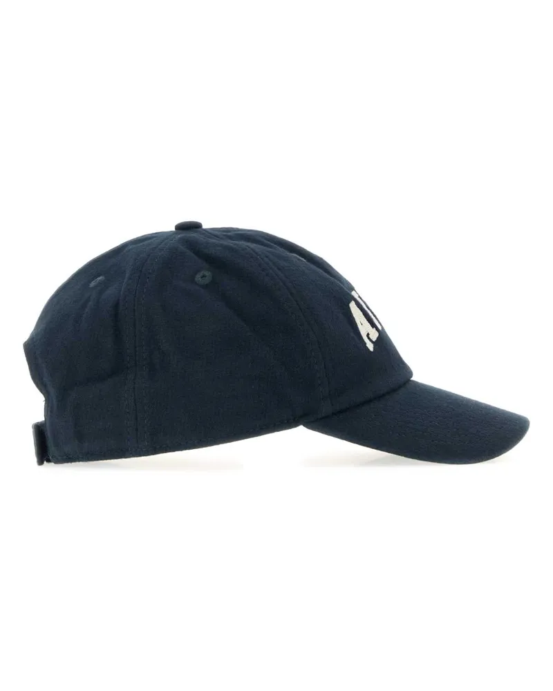 AUTRY Women's Navy Blue Cotton Baseball Cap Baseballblu Exterior: Cappelli Hat Navy