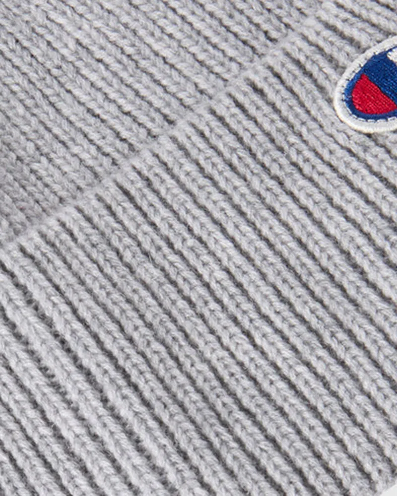 Champion 806436 Ribbed Wool-Blend Beanie — Gray Gray