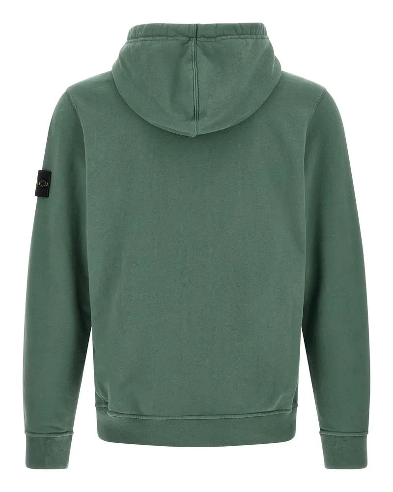 Stone Island Stretch Cotton Hoodie — Sage Sage
