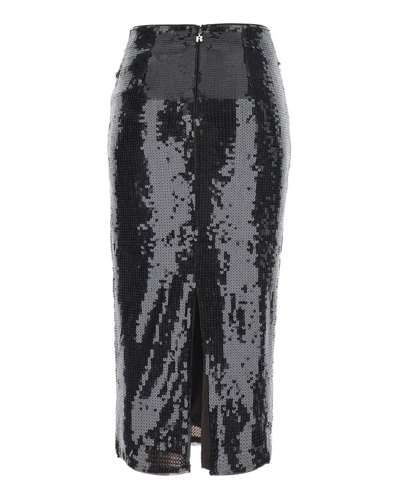 ROTATE Birger Christensen Pencil Skirt — Brown Brown