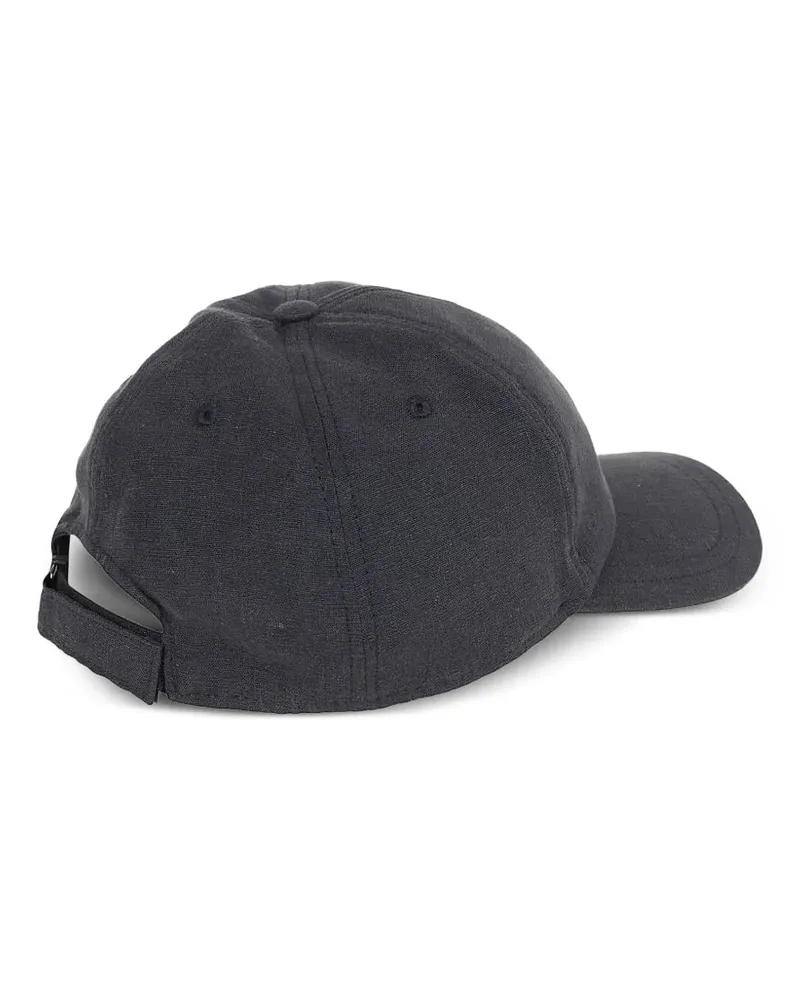 Herno Men's Logo Baseball Hat Ss26 M Charcoal