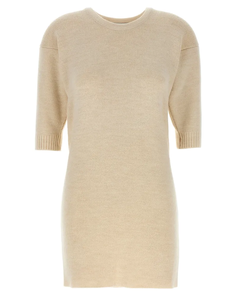 Christophe Lemaire Women's White Acetate Short Dress White