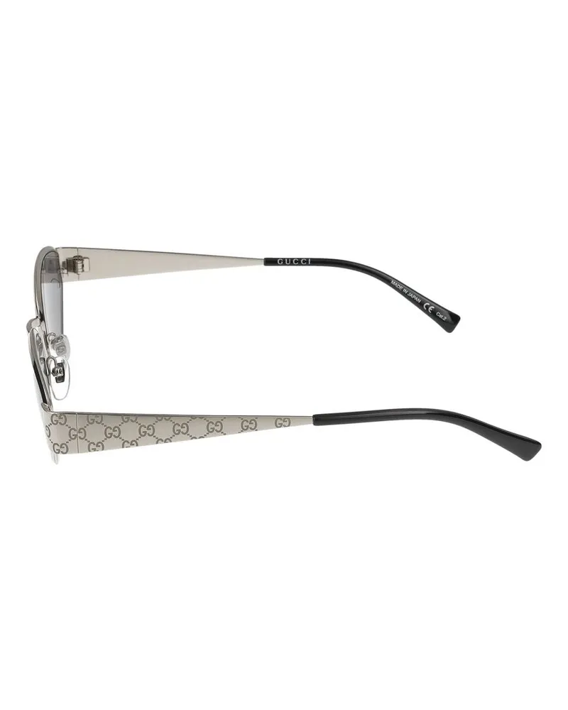 Gucci Women's Sunglasses  Gg1853s 002 Silver Smoke 19-145 Metal Silver