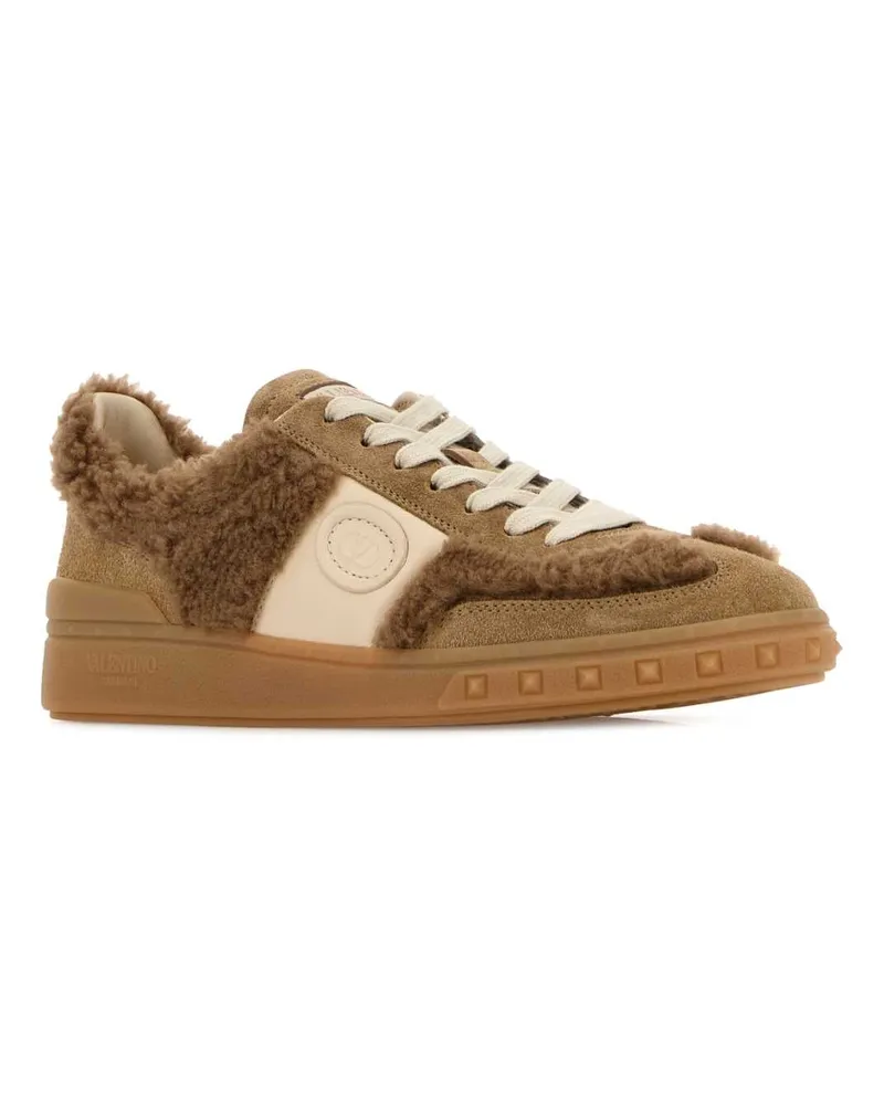 Valentino Garavani Women's Camel Upvillage Sneakers Cammellocammelloglaceglaceambra Beige