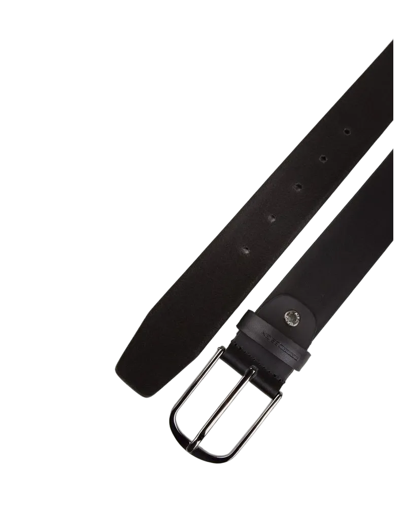 MOMO DESIGN Men's Belt Black Genuine Leather Accessories Black
