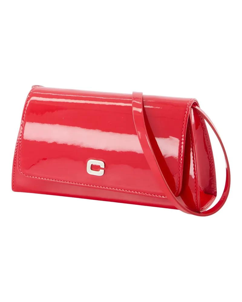 Carel Women's Elysee Crossbody -  Leather Red Calfskin Bags Crossbodies Red