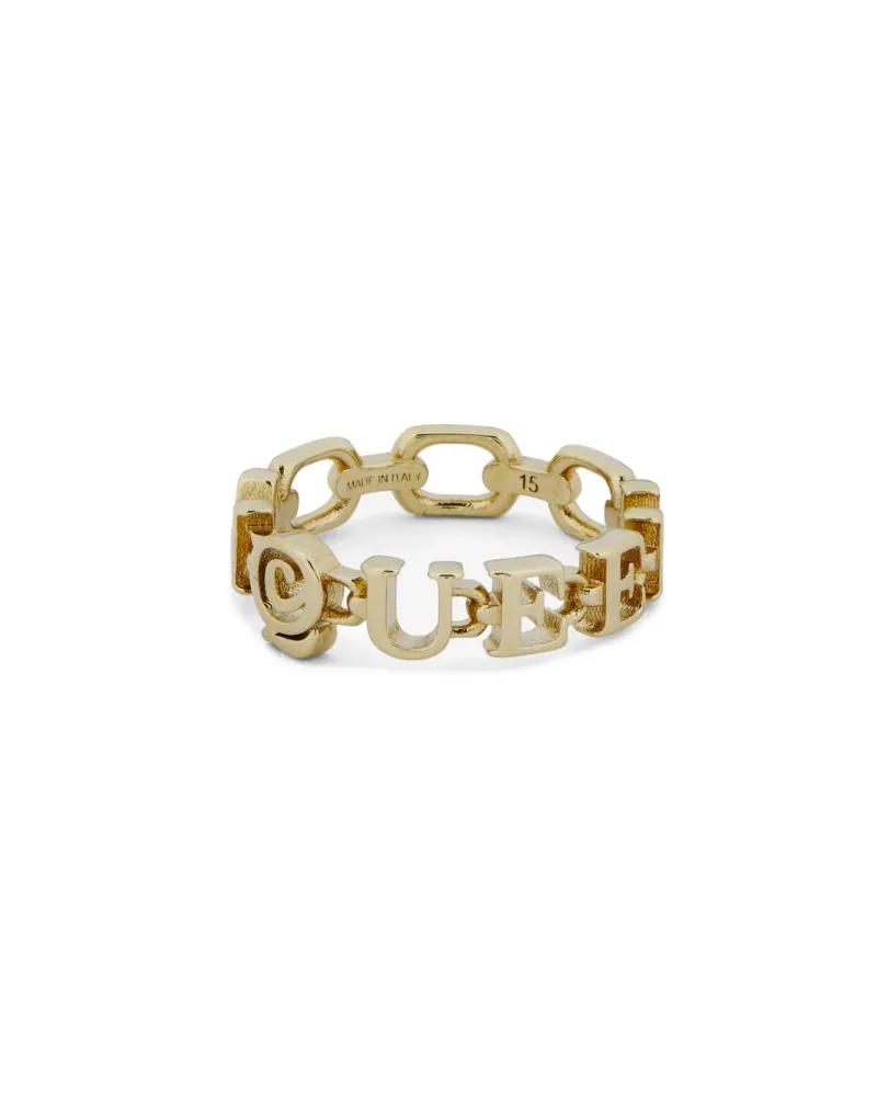 Alexander McQueen Brass Ring — Gold Gold