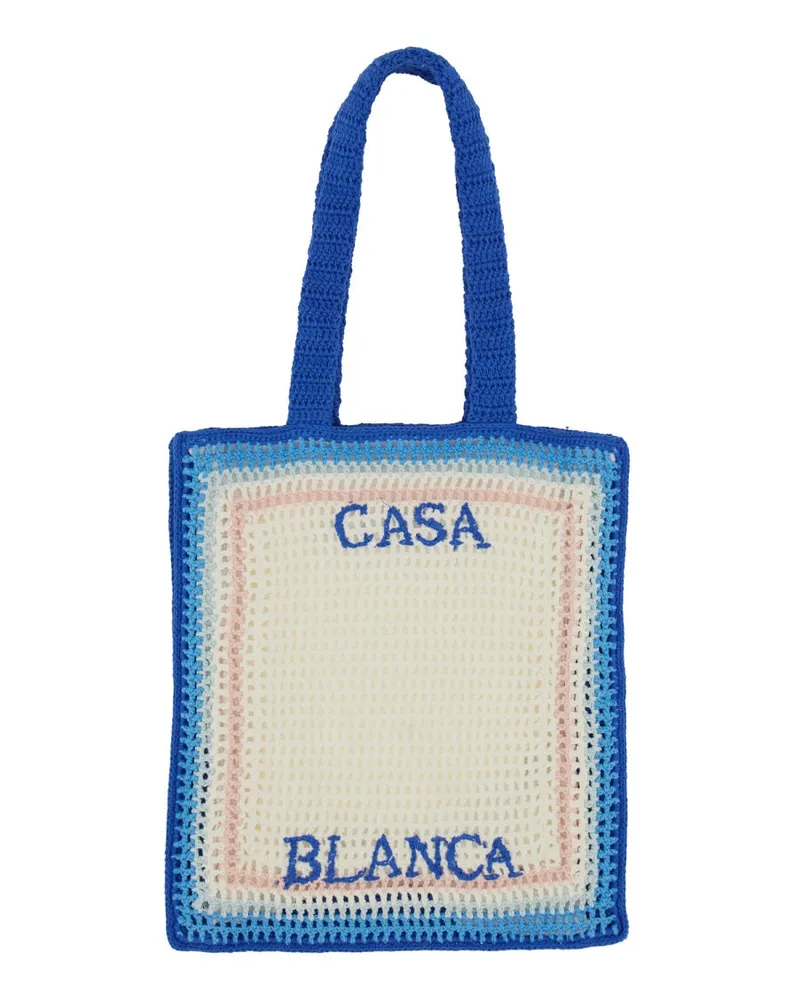 Casablanca Paris Women's Crochet Bag Multicolour Main: Cotton Handbags Hand Multicolor